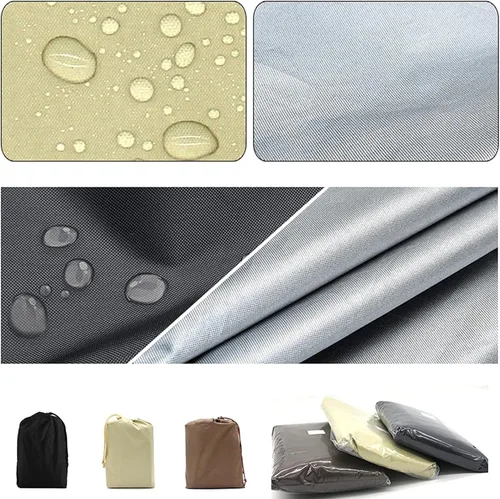 Vista 6 de Juego de funda universal para toldo de columpio para patio, cubierta superior de toldo de repuesto para asientos de columpio de jardín de 3 plazas