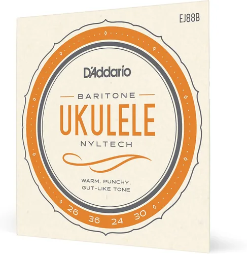 Vista 22 de D'Addario Cuerdas de ukelele soprano/concierto, fluorocarbono, EJ99SC, juego de 4 cuerdas, paquete de 1