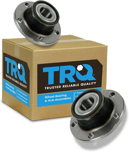 Vista 11 de TRQ Conjunto de rodamiento y cubo de rueda delantera de 2 piezas compatible con Chevrolet Trailblazer 02-09, Trailblazer EXT 02-06, GMC Envoy 02-09