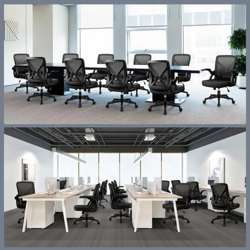 Vista 9 de FelixKing Silla de Oficina - Silla de Escritorio Ergonómica de Malla Transpirable con Ruedas y Soporte Lumbar, Sillas de Oficina para el Hogar