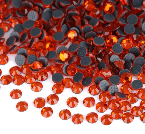 Vista 61 de 1440 piezas de diamantes de imitación termoadhesivos SS20 color púrpura2 con parte posterior plana, gemas de cristal de vidrio para ropa, camisas