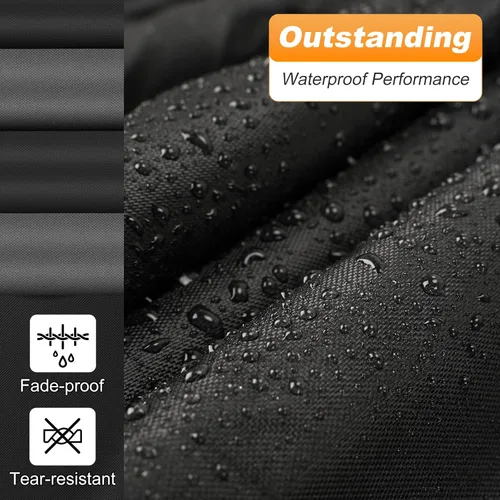 Vista 6 de QUNSUNUS - Funda para UTV de 2 plazas compatible con Polaris Xpedition/General XP 1000/Can-Am Traxter, UTV cubre impermeable para todo