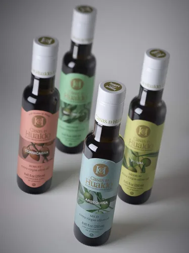Vista 6 de Casas De Hualdo, Aceite de Oliva Virgen Extra Cornicabra, Importado de España (250 ML Pack de 3)