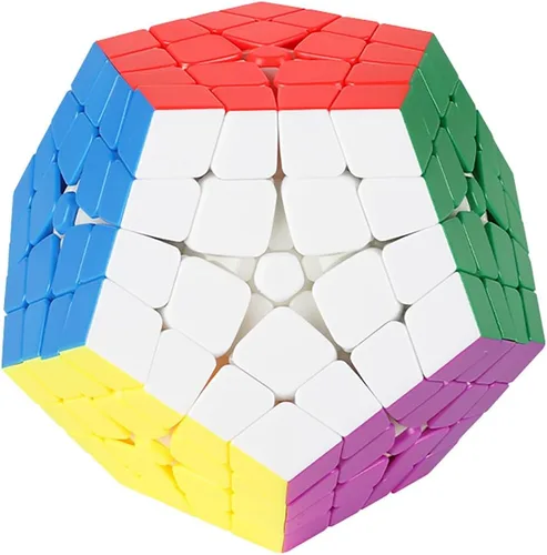 Vista 7 de Willking Qiyi Megaminx Cubo esculpido sin calcomanías 3x3 Pentagonal Dodecaedro Speed Cube Puzzle Toy (versión Qiheng S)