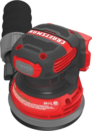 Vista 4 de CRAFTSMAN Lijadora orbital V20, inalámbrica, 12.000 OPM, solo herramienta desnuda (CMCW220B)