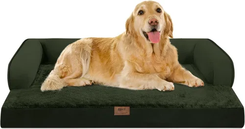 Vista 41 de Cama ortopédica impermeable para perros pequeños, cama para perros de tamaño mediano, cómoda cama para mascotas y gatos con lados, funda extraíble