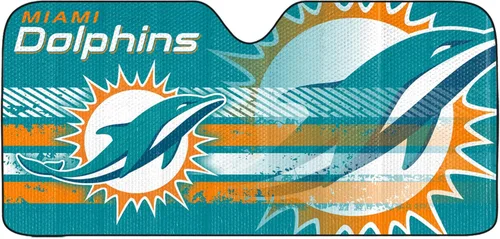 Vista 28 de Fanmats Parasol Solar Automático para Parabrisas de la NFL, Protector Solar Visera Solar Acordeón Tri-plegable para Almacenamiento 59" x 29.5