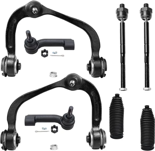 Vista 177 de Detroit Axle - Kit de brazos de control delanteros de 8 piezas para Chevy Trailblazer EXT GMC Envoy XL XUV Buick Rainier Isuzu Ascender, brazos