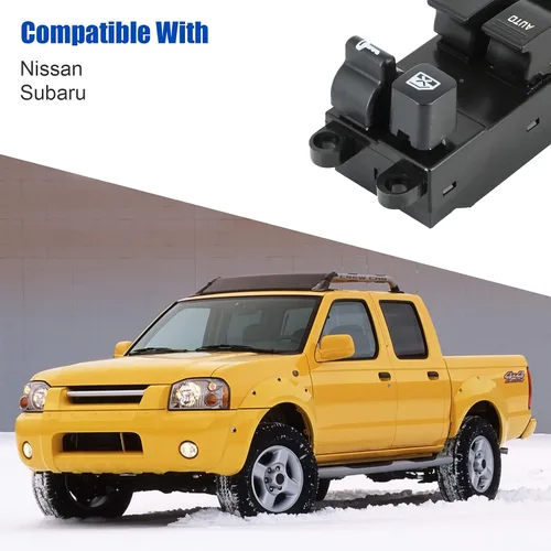 Vista 5 de Interruptor maestro de elevalunas eléctrico compatible con Nissan Altima 98 99 Sentra 00-04 Frontier Xterra Subaru Legacy Outback 03-06 Baja
