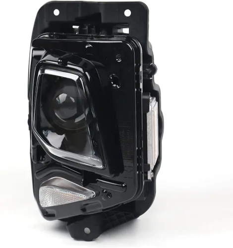 Vista 6 de FIONE Conjunto de faros delanteros HID compatible con Chevy Blazer 2019-2022, repuesto de xenón con bombillas, modelo OE de fábrica con carcasa