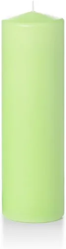 Vista 152 de yummi Velas redondas de pilar de 3 x 4 pulgadas, color verde oliva, 3 por paquete