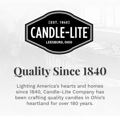 Vista 8 de CANDLE-LITE Fragancia perfumada de cerezas negras jugosas, una vela de aromaterapia de 3 mechas de 10 onzas con 20-40 horas de tiempo de combustión