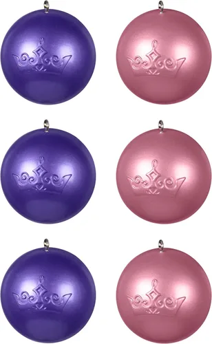 Vista 5 de Hallmark Keepsake - Adorno de Navidad 2022 de Disney Princesa, miniatura de plástico, conjunto de 6 Conjunto Mini Princesas Disney