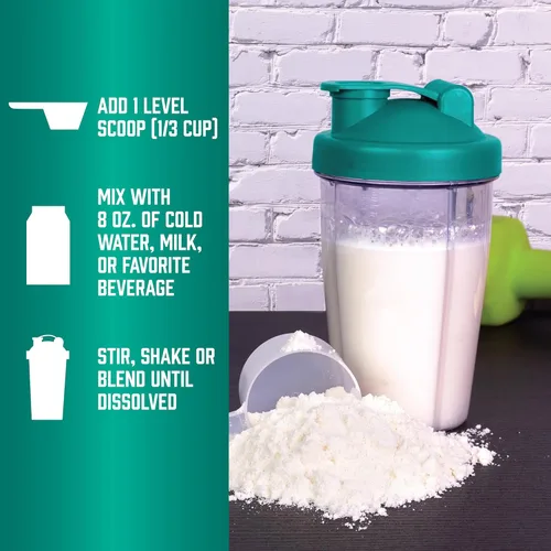 Vista 4 de NOW Sports Nutrition, Proteína de suero de leche, 0.85 oz con BCAAs, chocolate cremoso en polvo, 2 libras