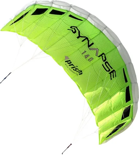 Vista 3 de Prism Kite Technology Synapse Cometa de parafoil de doble línea: una cometa de nivel de entrada ideal para niños y adultos para kiting de doble línea