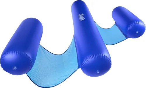 Vista 2 de SwimWays Spring Float Premium Hammock Pool Lounger, Inflatable Pool Floats Adult with Fast Inflation for Ages 15 & Up