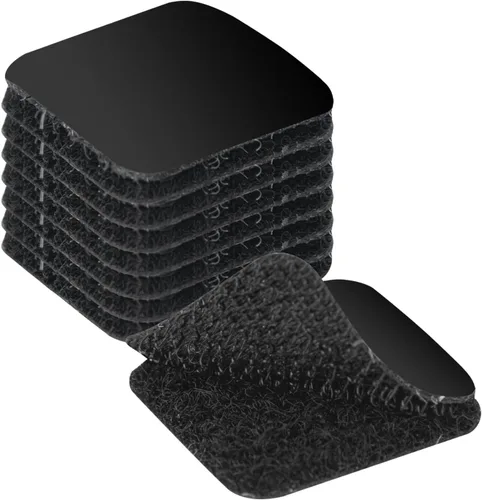 Vista 11 de Art3d 16 juegos de cinta adhesiva de gancho y bucle, tira adhesiva de doble cara de 1 pulgada x 4 pulgadas, resistente, color blanco