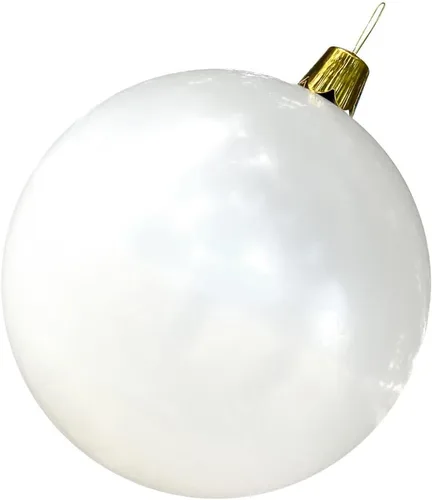 Vista 59 de Adornos inflables de Navidad – Bolas de Navidad de gran tamaño de 8", 17", 27" para patio exterior, césped, árbol - Decoración navideña para Rosa