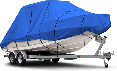 Vista 9 de Budge Cubierta para Barco de Techo Rígido T-Top, Se Adapta a Barcos de 24-26 pies con Manga de hasta 106", Poliéster de 600 Denier Resistente a UV