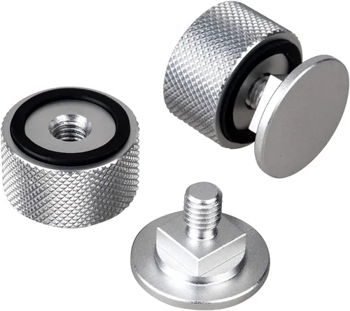 Vista 5 de 3mirrors Welding Hood (Pipeliner) Helmet Fasteners Silver Headgear Replacement Parts Accessories Screws Flip Hood Aluminum - Anodized w/Silicone