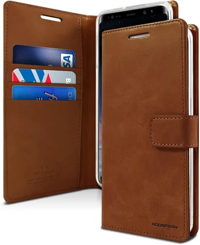 Vista 26 de GOOSPERY Bluemoon - Cartera compatible con iPhone 13 Pro Max, funda de piel sintética de alta calidad, soporte para tarjeta con tapa para teléfono