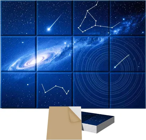 Vista 29 de Paquete de 15 paneles hexagonales de espuma a prueba de sonido para paredes, paneles acústicos de 12" x 11" x 0.35" de alta densidad que absorben
