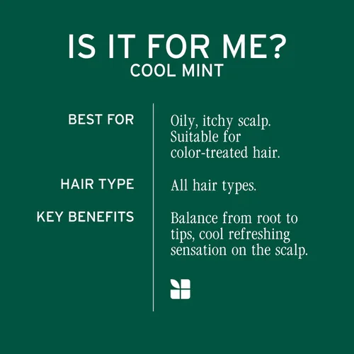 Vista 4 de Biolage Cool Mint Shampoo - Balancing Shampoo for Oily Scalp, Gently Cleanses, Refreshes & Helps Balance, Mint & Glycerin, Vegan & Paraben-Free