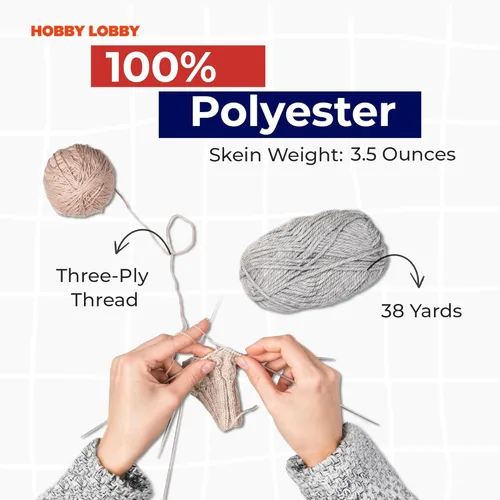 Vista 3 de Baby Bee - Hilo súper voluminoso para tejer y tejer, madeja de hilo suave, 38 yardas de hilo 100% poliéster para tejer mantas, sombreros y más