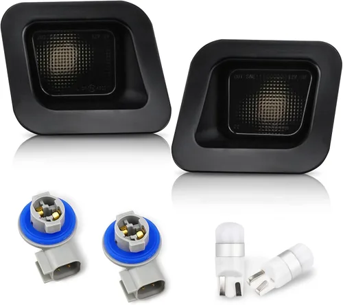 Vista 9 de Bestview Luz LED para Placa de Matrícula Lámpara Cubierta Negra Carcasa Bombillas Blancas 6000K Enchufe Para Camioneta Pickup Dodge RAM 1500 2500