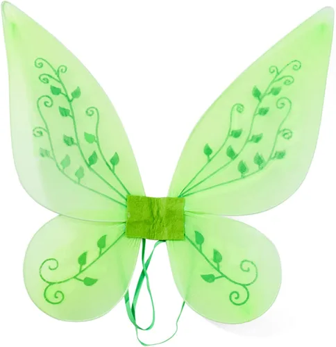 Vista 4 de Disfraz de hadas para niñas vestido de princesa de Halloween con alas para fiesta fiesta de cumpleaños