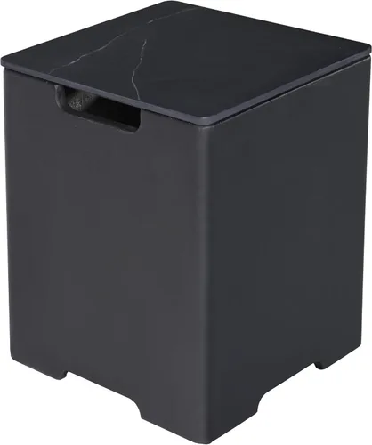Vista 6 de AMS Fireplace Elementi Cubierta para Tanque de Propano de 20 Libras (Cilindro - Gris Oscuro) Hormigón Reforzado con Fibra de Vidrio Hecho a