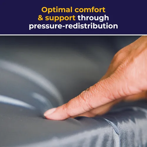 Vista 5 de Cojín para protección de la piel gel "E" para silla de ruedas, de Drive Medical, 14894, Azul oscuro, 1, 1