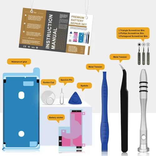 Vista 4 de Batería de repuesto para iPhone Xs MAX, batería de repuesto de polímero de iones de litio de alta capacidad de 4500 mAh para modelo A1921 A2101