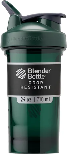 Vista 15 de Botella mezcladora serie Pro de BlenderBottle para batidos de proteínas y bebidas de preentrenamiento, 24 onzas, color negro