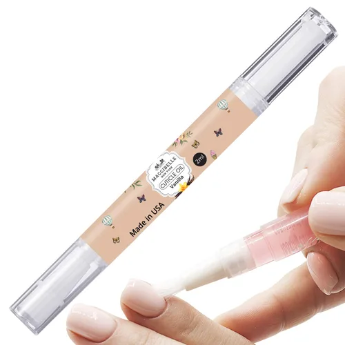 Vista 6 de Bolígrafo de aceite puro para cutículas y uñas, 0.1 fl oz, cura las cutículas secas y agrietadas (limón crujiente)