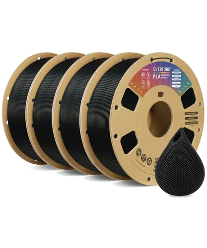 Vista 10 de OVERTURE - Filamento PLA 1/16 pulgadas, consumibles para impresora 3D, carrete de cartón de 2.2 libras, precisión dimensional +/- 0.0008 pulgadas
