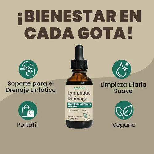 Vista 4 de Gotas de Drenaje Linfático, Mezcla Herbal de 2000mg con Saúco, Equinácea y Diente de León, – Apoya el Drenaje Linfático, Sistema Inmunológico