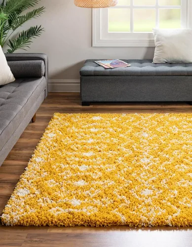 Vista 42 de Unique Loom Alfombra marroquí Trellis Shag Collection - Meknes (2 x 5 pies 1 pulgada, color marfil/gris)