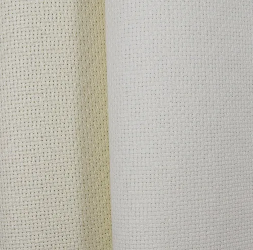 Vista 50 de KCS 2 cajas de tela de costura de algodón para punto de cruz de 15 x 18 pulgadas (blanco antiguo, 11 unidades)
