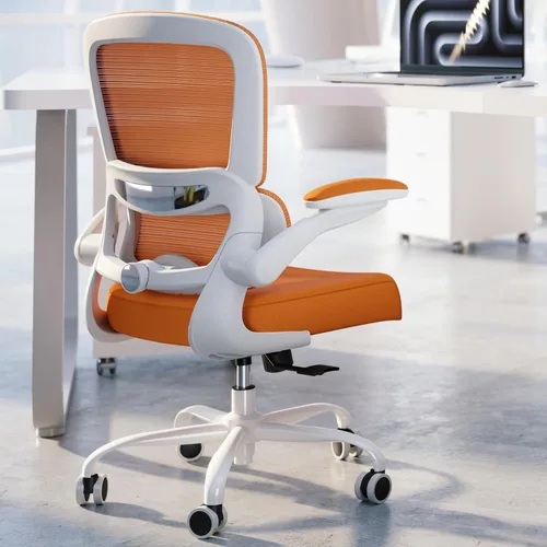 Vista 10 de TRALT Silla de oficina – Silla de escritorio ergonómica con soporte lumbar ajustable, silla de computadora de malla, sillas ejecutivas para oficina
