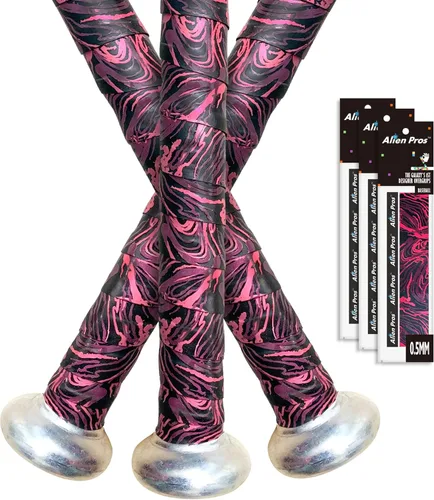 Vista 13 de ALIEN PROS Cinta de agarre de bate para béisbol de 0.020 in - Cinta de bate precortada y Pro Feel - Reemplazo para agarre de bate de béisbol viejo