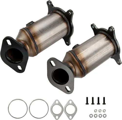 Vista 13 de KAC Convertidor catalítico universal de 2 pulgadas, convertidor catalítico con escudo, 93241,53004 convertidor catalítico de repuesto automotriz