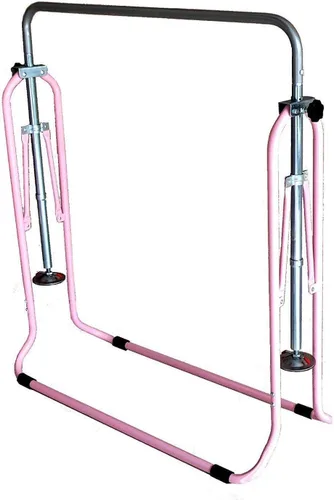 Vista 8 de Niños Jungle Gym Gimnasia Monkey Bars Kip Bar Patio Ampliable Junior Training Bar Interior Plegable Escalada Torre Patio