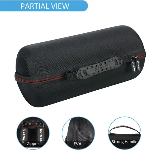 Vista 3 de LTGEM Funda protectora de viaje para altavoz Bose SoundLink Revolve+ o Revolve+ (Serie II) portátil y de larga duración Bluetooth 360
