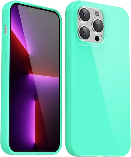 Vista 360 de Svanove para iPhone 7 Plus/ 8 Plus, funda de silicona, de goma suave brillante y gel de jey lindo, funda protectora de plástico simple y lisa