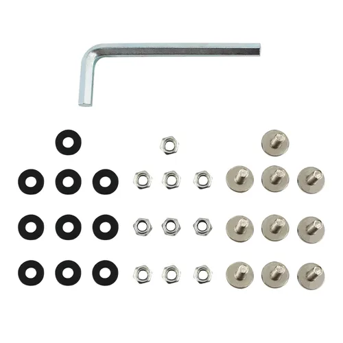 Vista 2 de PRO BAT Guardabarros de cuerpo de plástico M6 Kit de arandela y tuerca de 0.236 in para 50cc 70cc 90cc 110cc 125cc 150cc 200cc 250cc ATV Quad Set