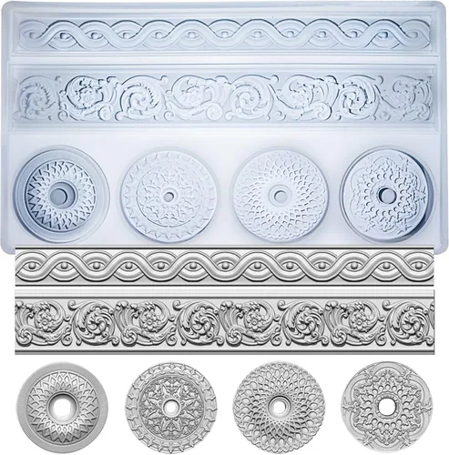 Vista 11 de Moldes de silicona de inspiración vintage para llaves y ojo de cerradura de 2