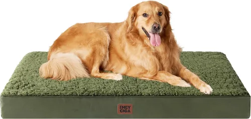 Vista 27 de EHEYCIGA Camas ortopédicas para perros grandes con funda extraíble lavable para jaula, camello, 35 x 23 pulgadas