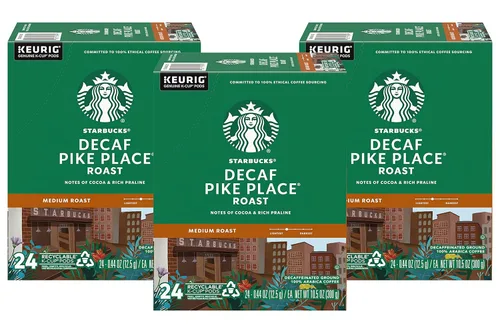 Vista 14 de Starbucks Cápsulas de café K-Cup, café caliente o helado de tostado medio, mezcla de casa descafeinada, 40 cápsulas Keurig