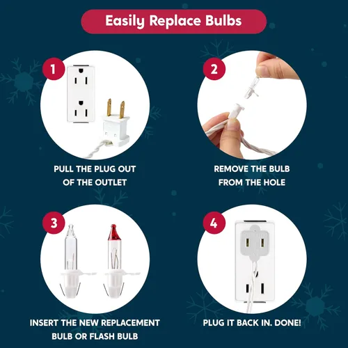Vista 6 de Joiedomi Cadena de Luces de Navidad para Interior, 200 (2x100) Mini Luz Cálida de Hadas, Iluminación de 43 Pies para Decoración de Patio